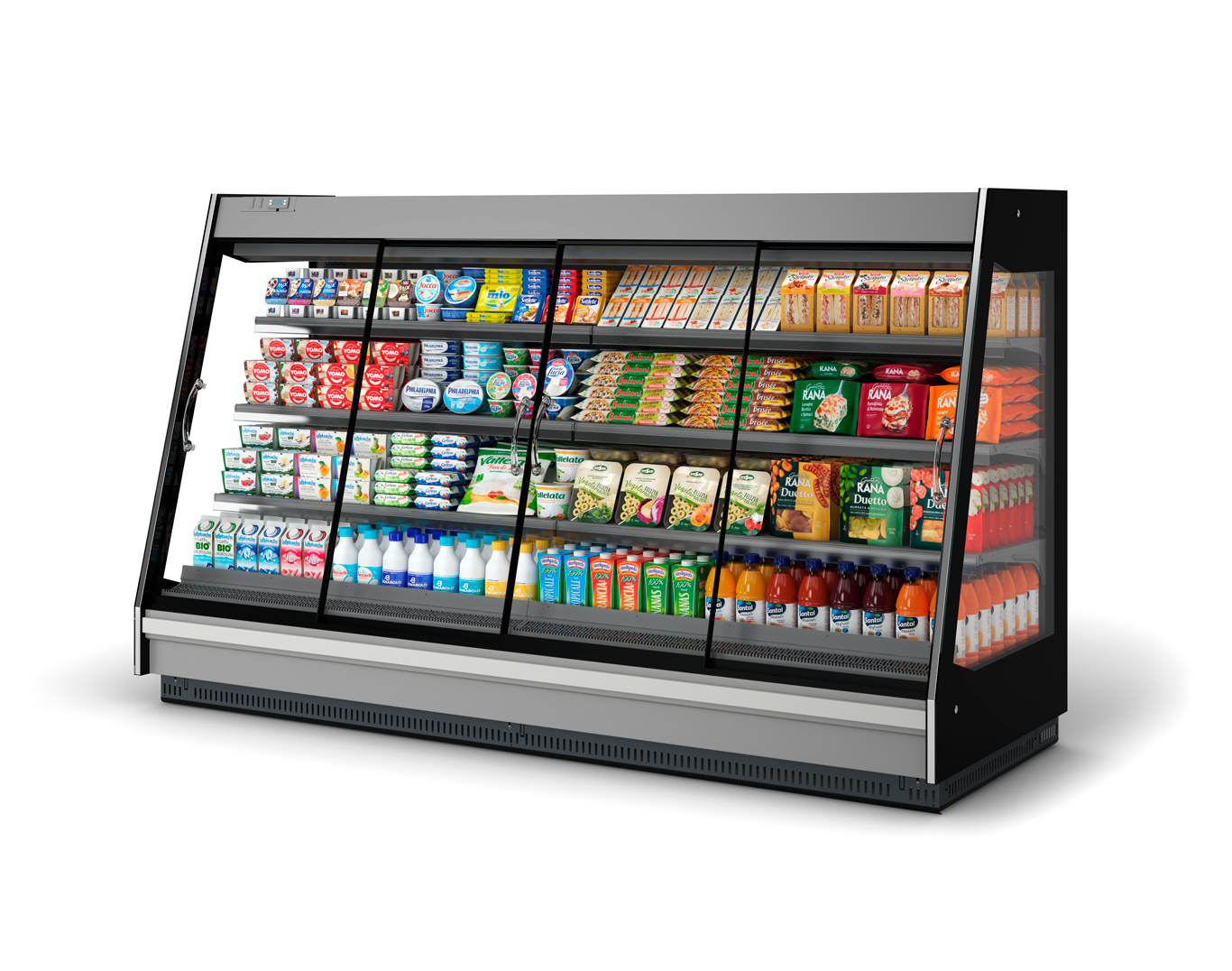 Semi-Vertical cabinets